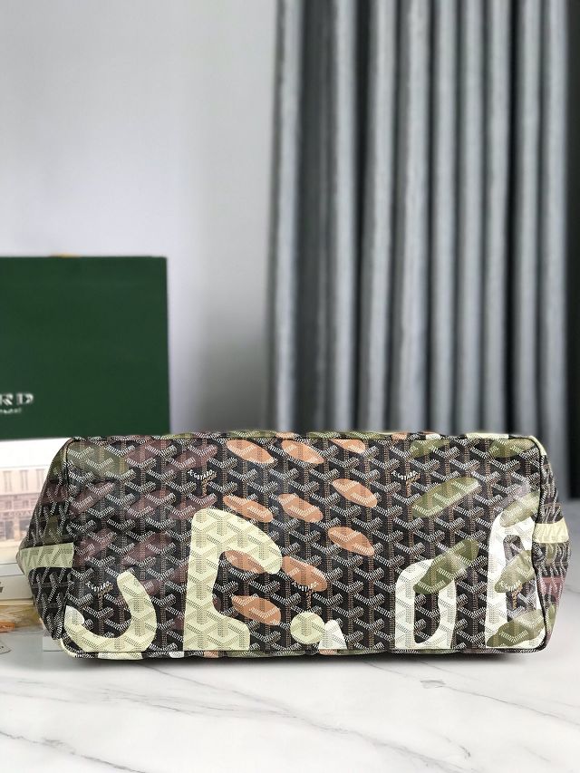 Goyard original canvas saint louis GM bag GY0090 black&green