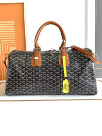 Goyard original canvas boston 45 bag GY0096 black&brown