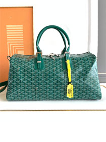 Goyard original canvas boston 45 bag GY0096 green