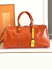 Goyard original canvas boston 45 bag GY0096 orange