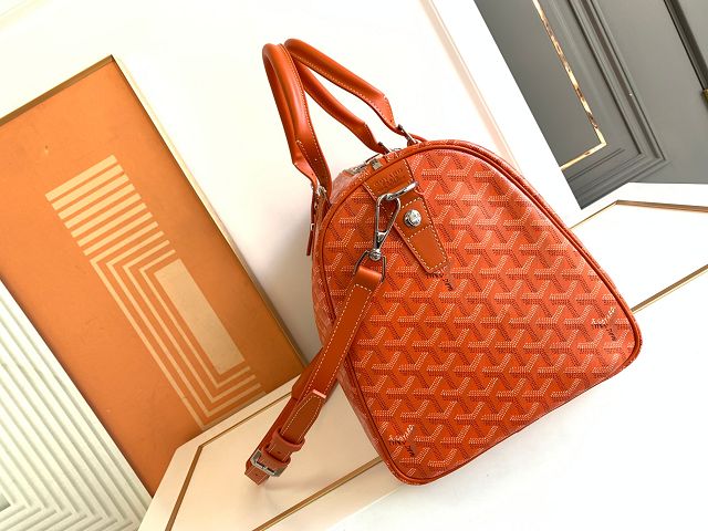 Goyard original canvas boston 45 bag GY0096 orange