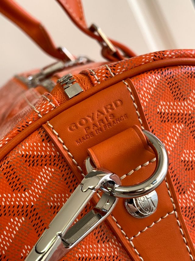 Goyard original canvas boston 45 bag GY0096 orange