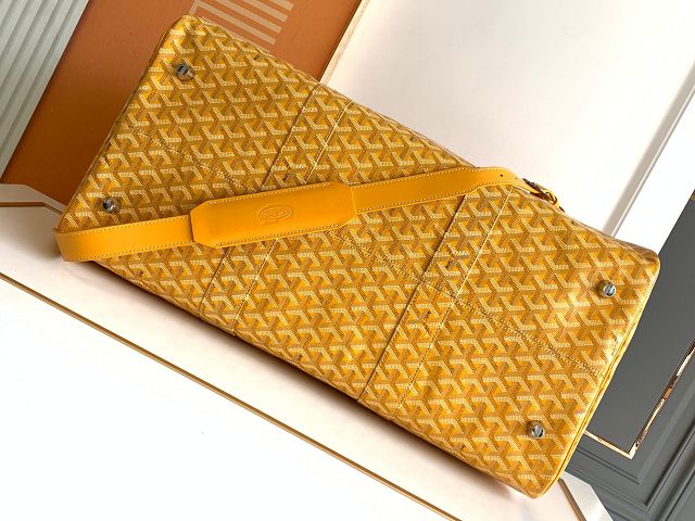 Goyard original canvas boston 50 bag GY0097 yellow