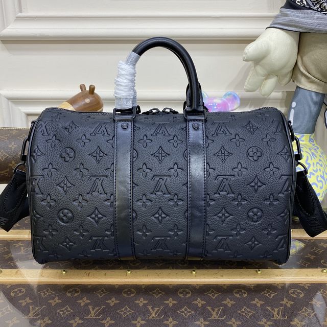 Louis vuitton original calfskin keepall 35 M22765 black