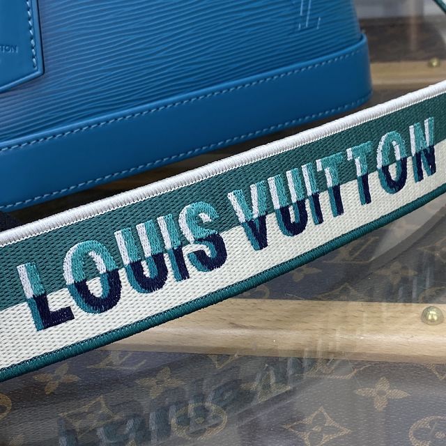 Louis vuitton original epi leather alma BB M22213 blue
