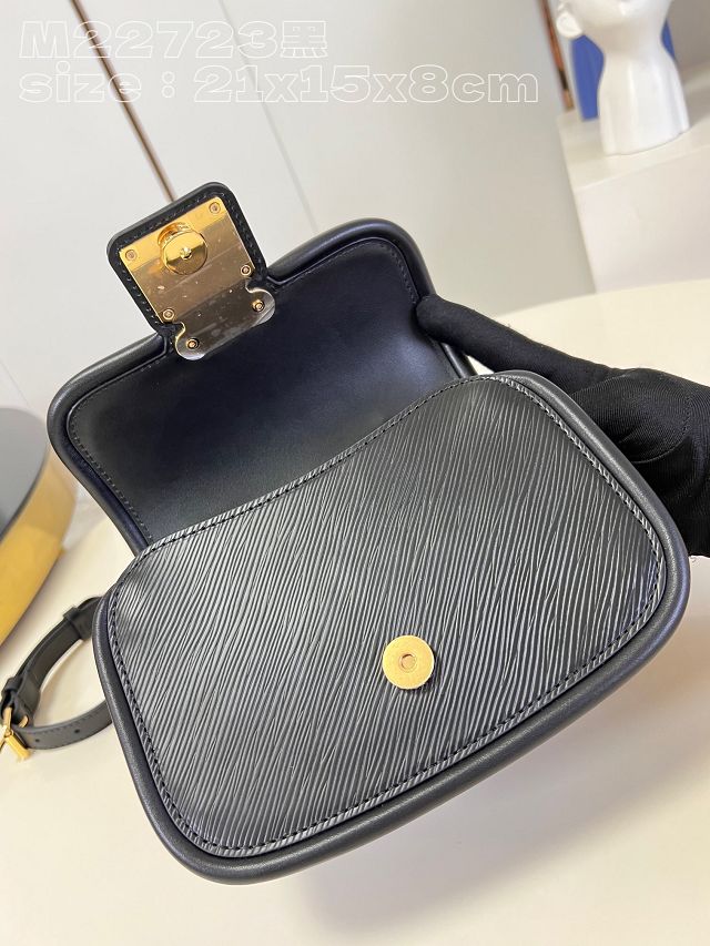 Louis vuitton original epi leather hide&seek bag M22724 black