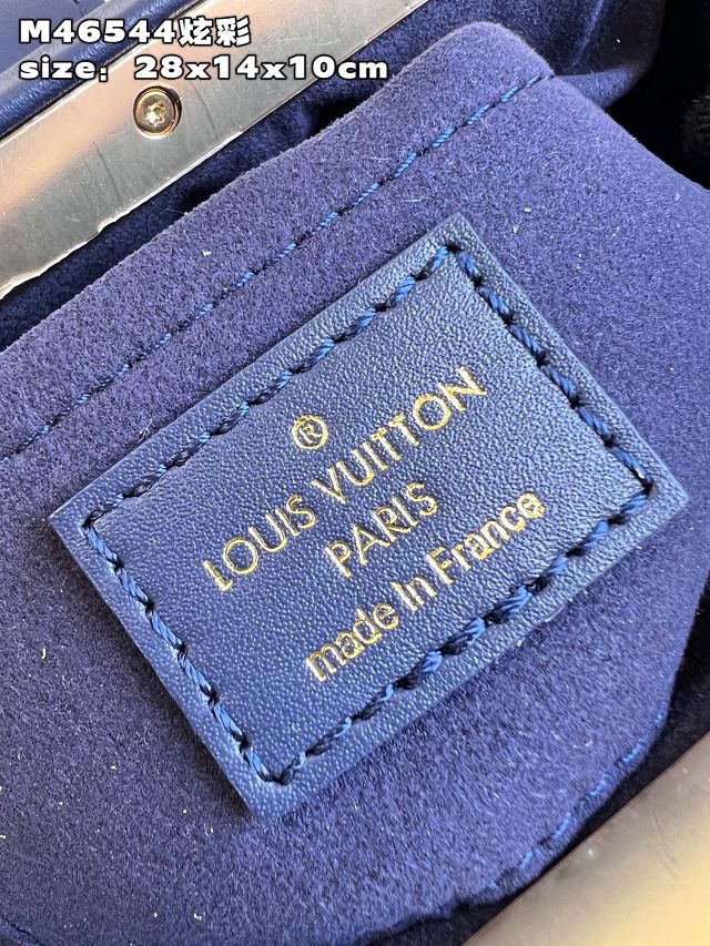 Louis vuitton original monogram clutch M46544 blue