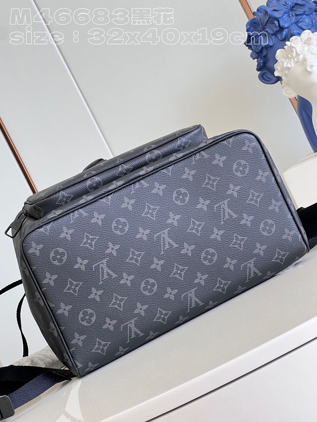 Louis vuitton original monogram eclipse montsouris backpack M46683