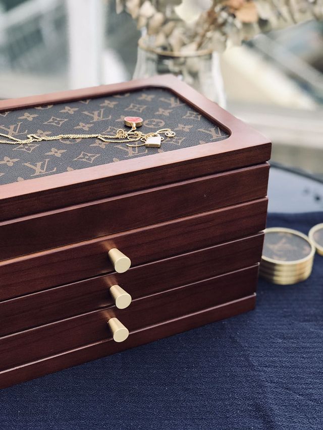 Louis vuitton four layer jewelry box J0004