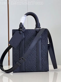 Louis vuitton original calffskin mini sac plat M46453 black