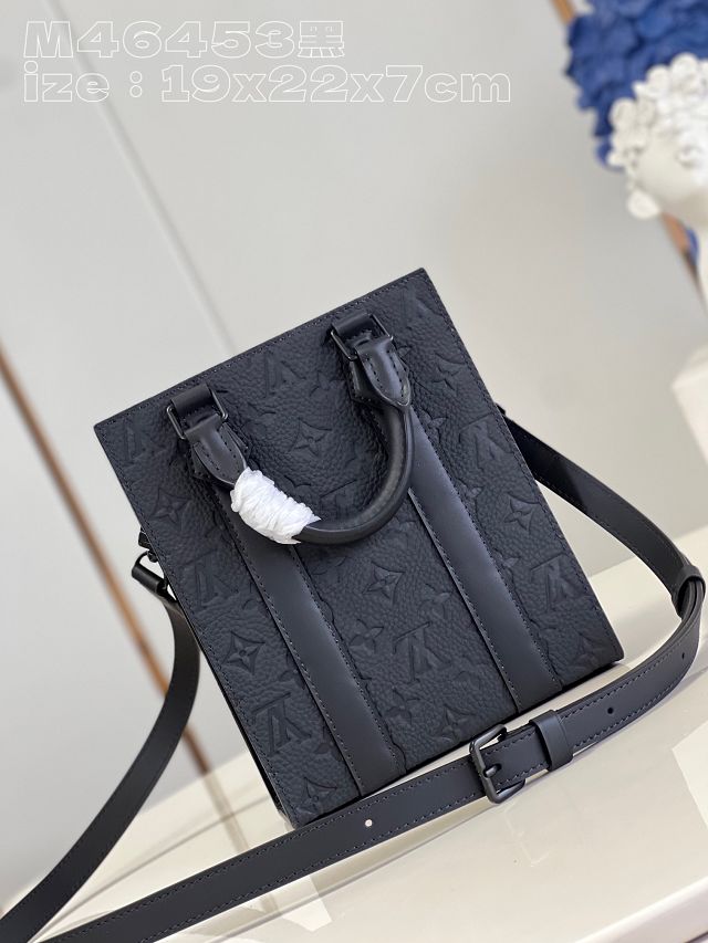 Louis vuitton original calffskin mini sac plat M46453 black