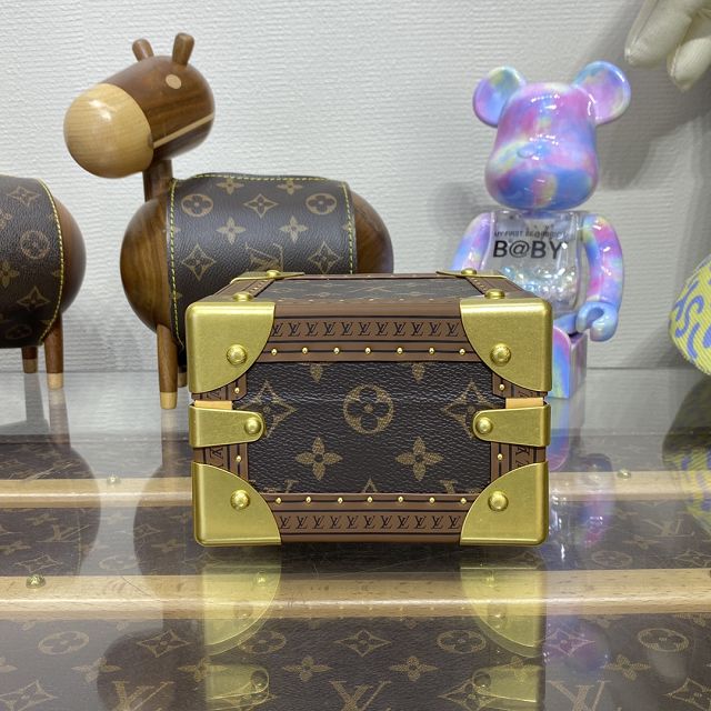 Louis vuitton original canvas mini treasure case M20295