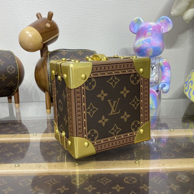 Louis vuitton original canvas mini treasure case M20295