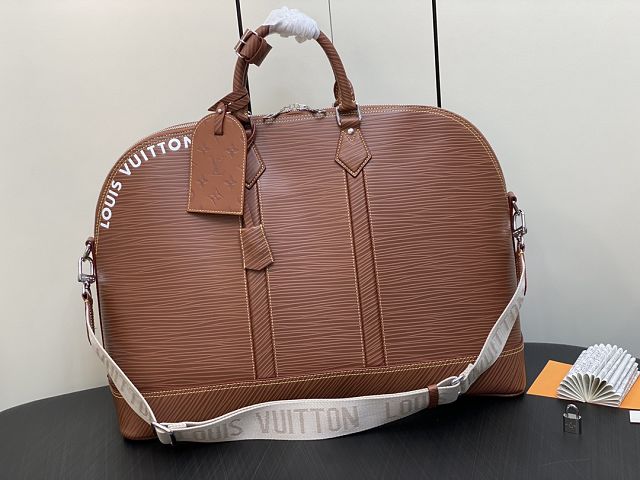 Louis vuitton original epi leather alma travel GM m23717 brown