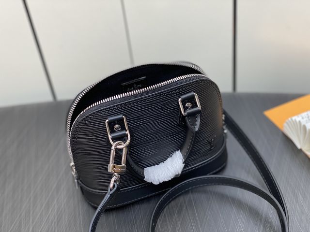 Louis vuitton original epi leather nano alma M81945 black