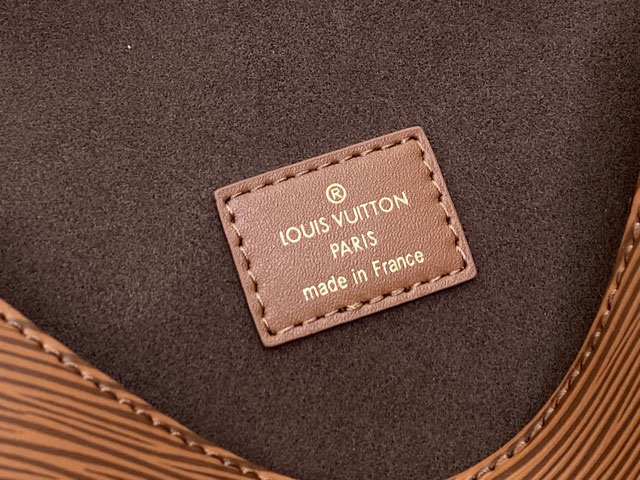 Louis vuitton original epi leather saumur BB M23470 brown