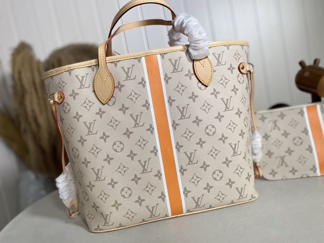 Louis vuitton original monogram canvas neverfull mm M23501 beige	