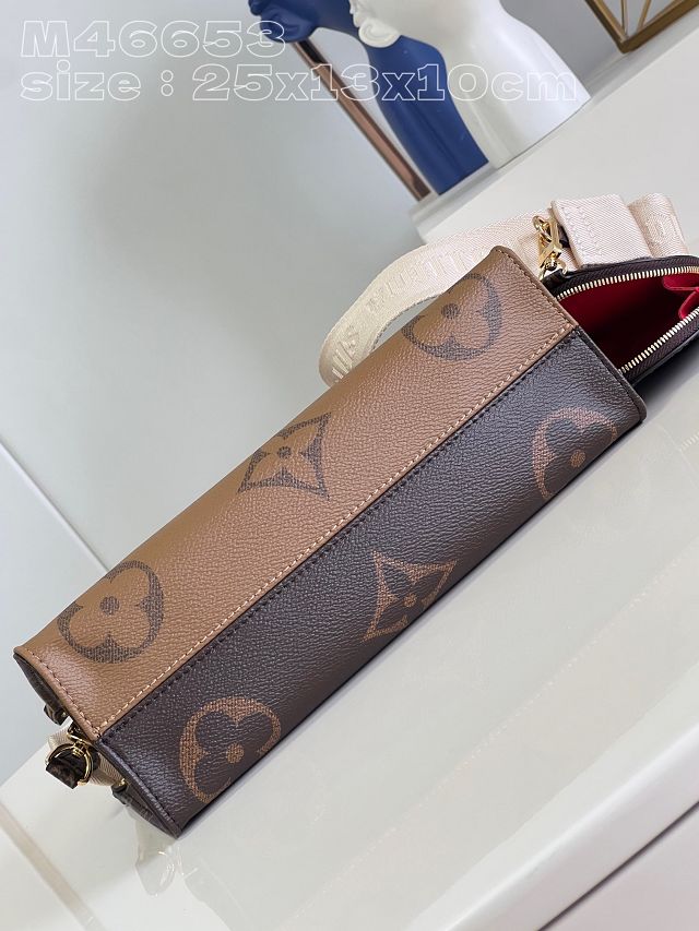 Louis vuitton original monogram canvas onthego east west M46653