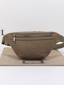 GG original calfskin small belt bag 658582 taupe