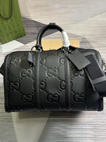 GG original calfskin small duffle bag 725282 black	