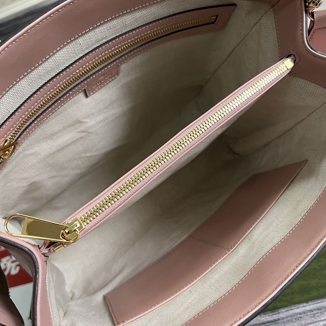 GG original matelasse leather medium tote bag 728236 pink