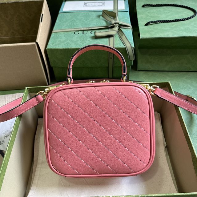 2023 GG original calfskin blondie mini shoulder bag 744434 pink