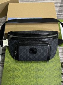 GG original canvas large belt bag 733240 black