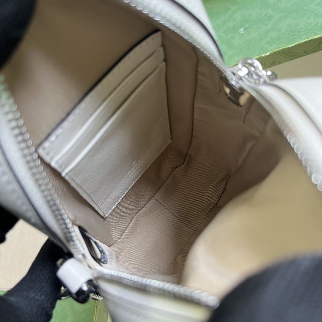 GG original calfskin blondie mini shoulder bag 760315 white