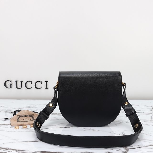 GG original calfskin horsebit 1955 mini bag 760191 black