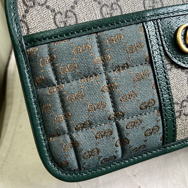 GG original canvas mini shoulder bag 751914 green