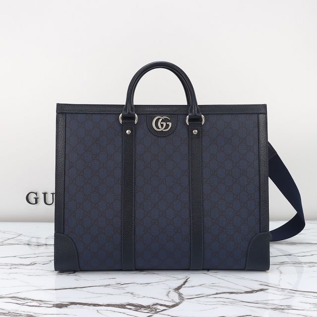 GG original canvas ophidia large tote bag 724665 dark blue