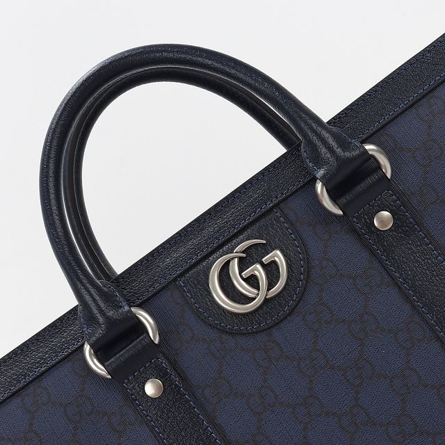 GG original canvas ophidia large tote bag 724665 dark blue