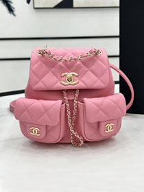 CC original calfskin small backpack AS3787 pink