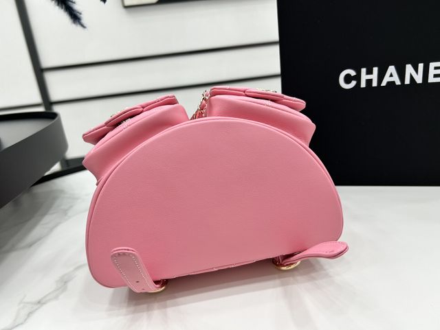 CC original calfskin backpack AS3860 pink
