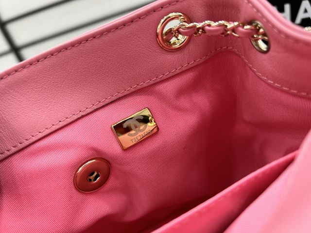 CC original calfskin backpack AS3860 pink