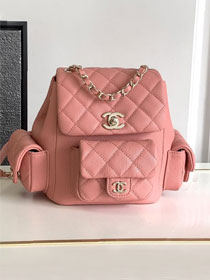 CC original grained calfskin small backpack AS4399 pink