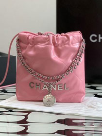 2024 CC original calfskin 22 mini handbag AS3980 pink