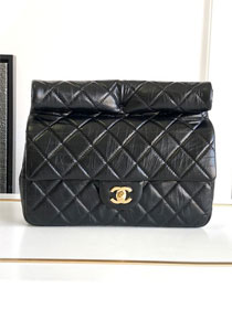 CC original aged calfskin evening bag AP4199 black