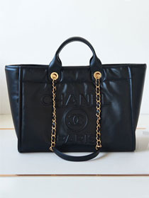 CC original lambskin large shopping bag A66941 black