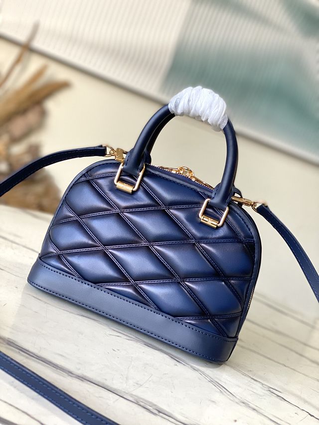 2024 Louis vuitton original lambskin alma BB M23666 blue