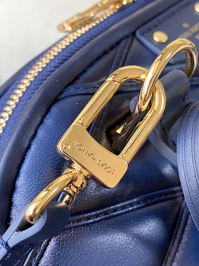 2024 Louis vuitton original lambskin alma BB M23666 blue