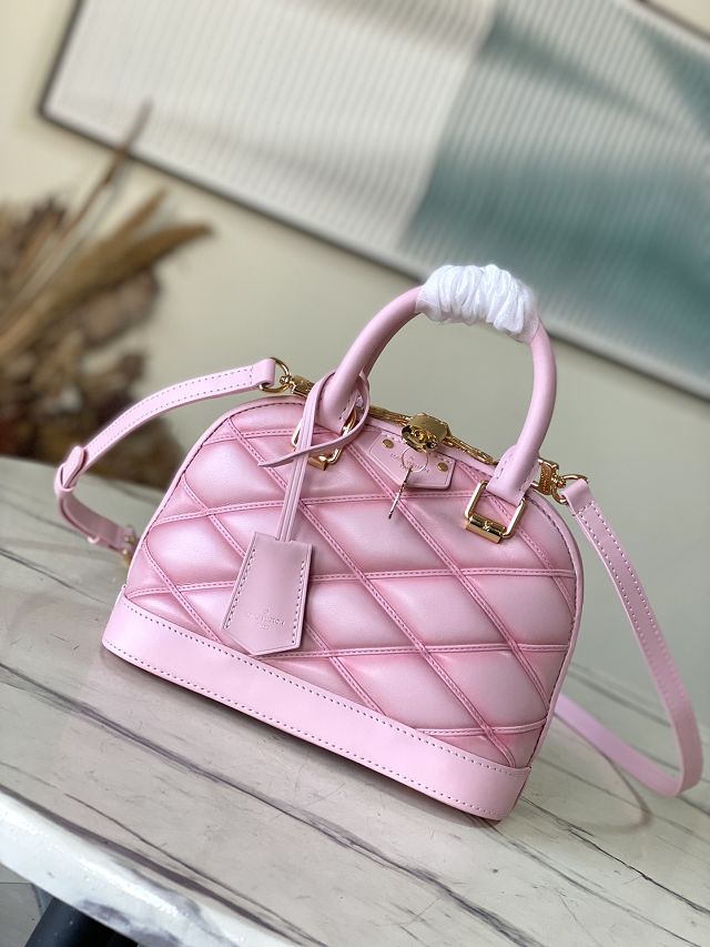 2024 Louis vuitton original lambskin alma BB M24453 pink