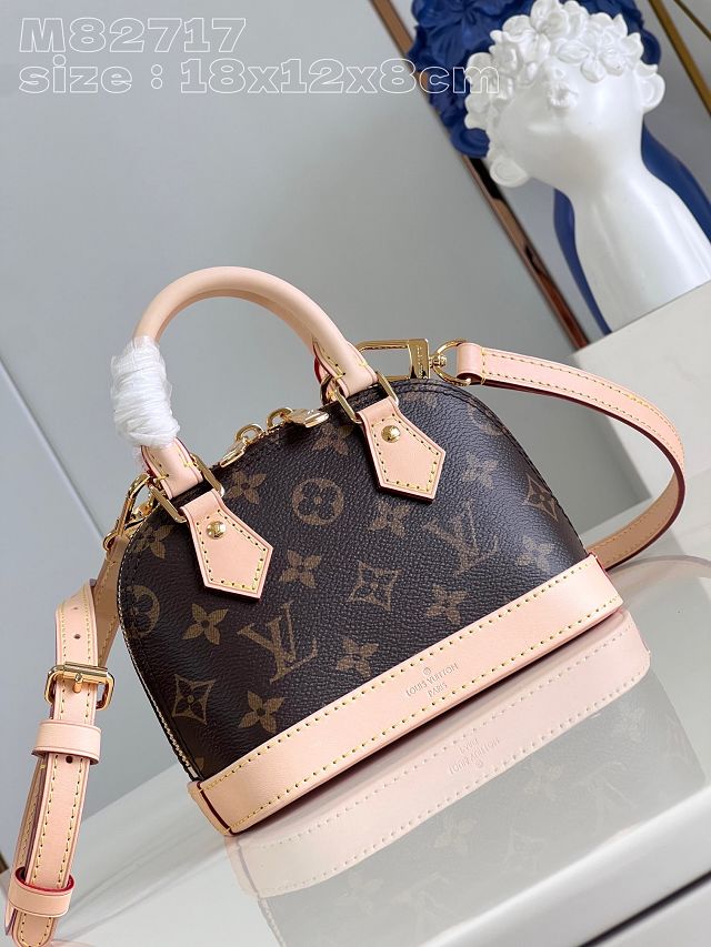 2024 Louis vuitton original monogram canvas alma nano M82717 