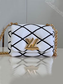 2024 Louis vuitton original lambskin pico GO-14 small handbag M23762 white