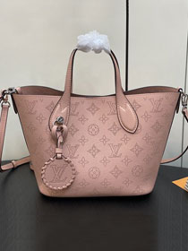 2024 Louis vuitton original mahina calfskin blossom pm tote M21909 pink