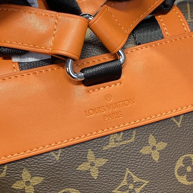 Louis vuitton original monogram canvas christopher backpack pm M46247 orange