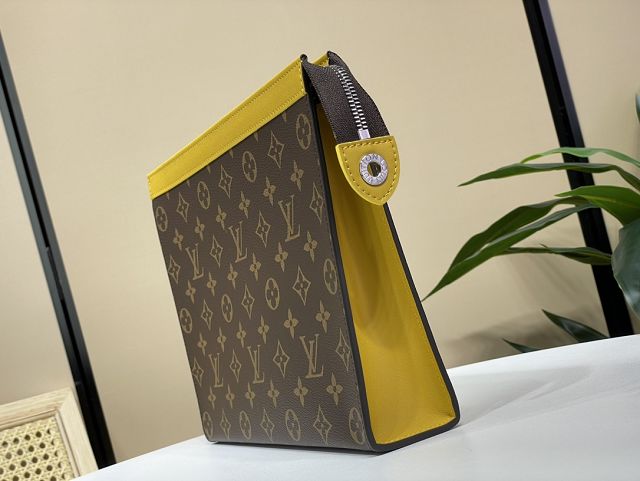 Louis vuitton original monogram canvas voyage pochette M82858 yellow