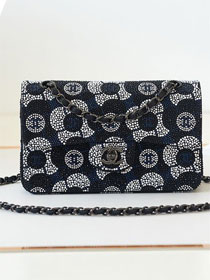 CC original sequins evening bag AS4298 black&blue