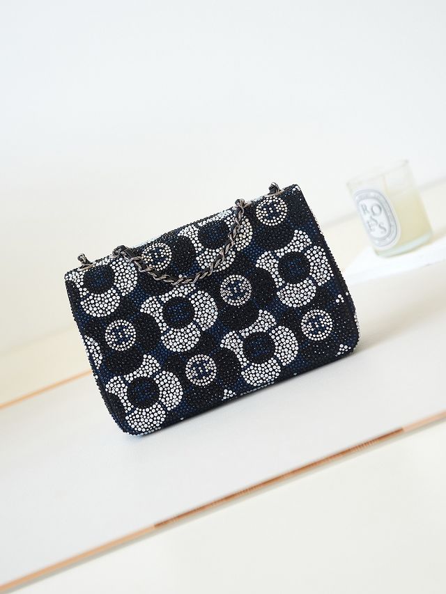 CC original sequins mini evening bag AS4272 black&blue