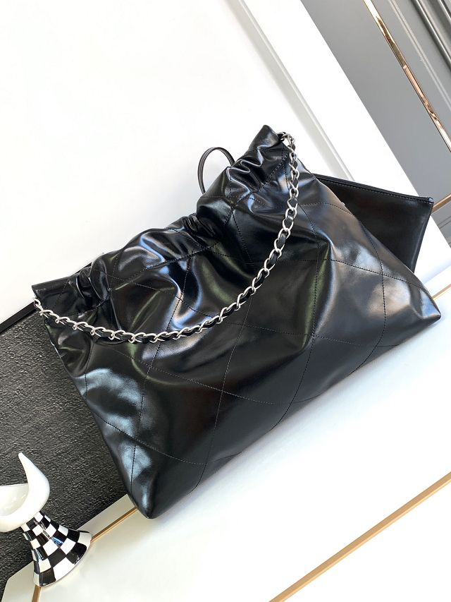 2024 CC original calfskin 22 handbag AS4486 allblack